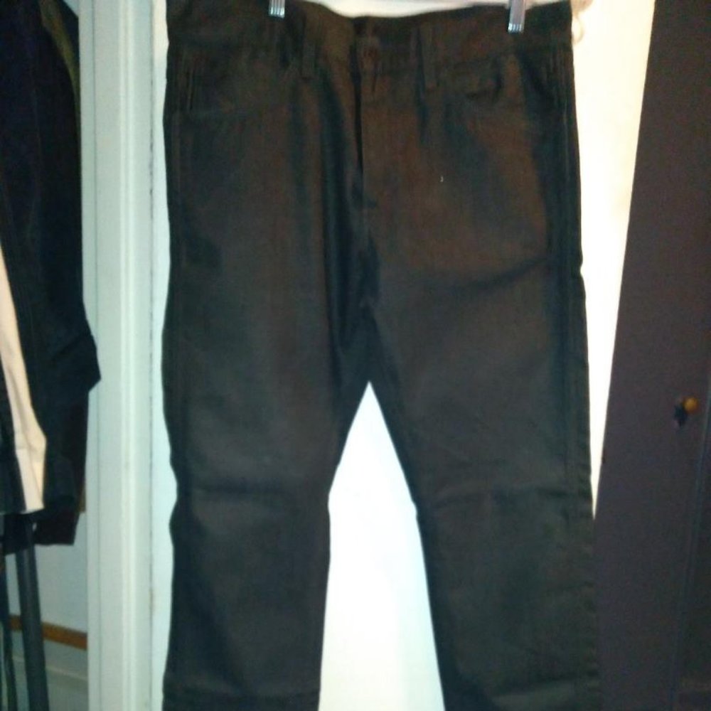 Levis 513 dark brown denim jeans 36 x32 NWOT